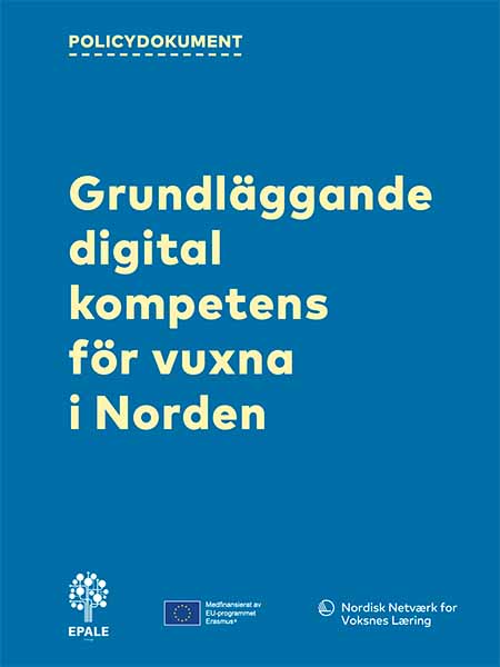 Policy brief: Grundläggande digital kompetens för vuxna i Norden