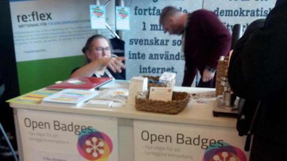 Open Badges presenteras på Internetdagarna 2016.