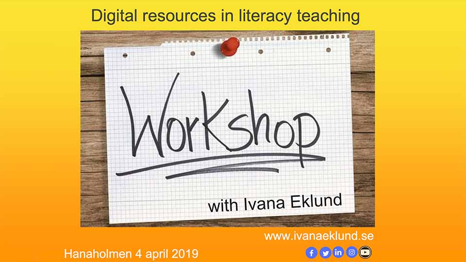 Digital resources in literacy teaching