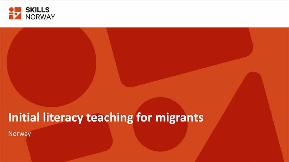 Initial literacy teaching for migrants. Norway