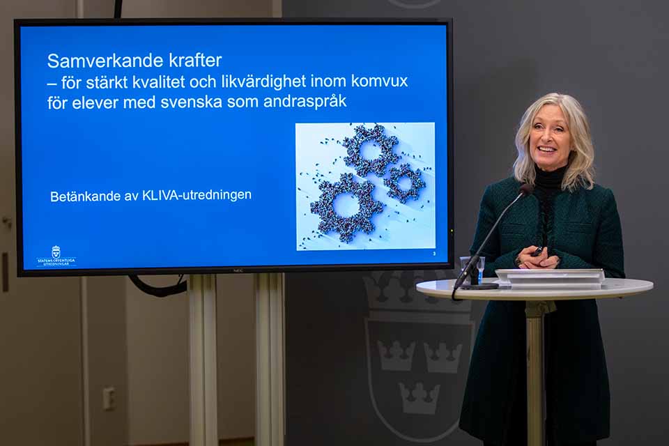 Karin Sandwall. Foto: Ninni Andersson/Regeringskansliet