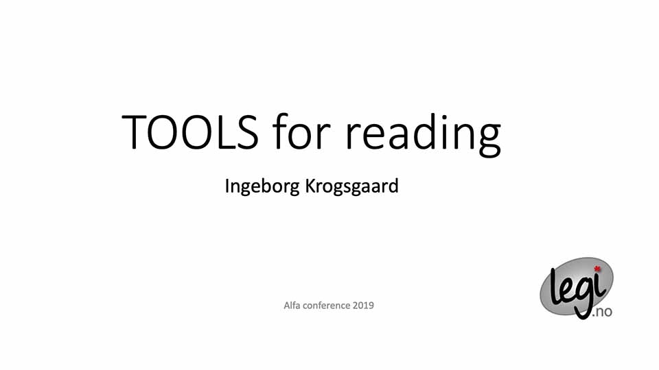 Tools for reading