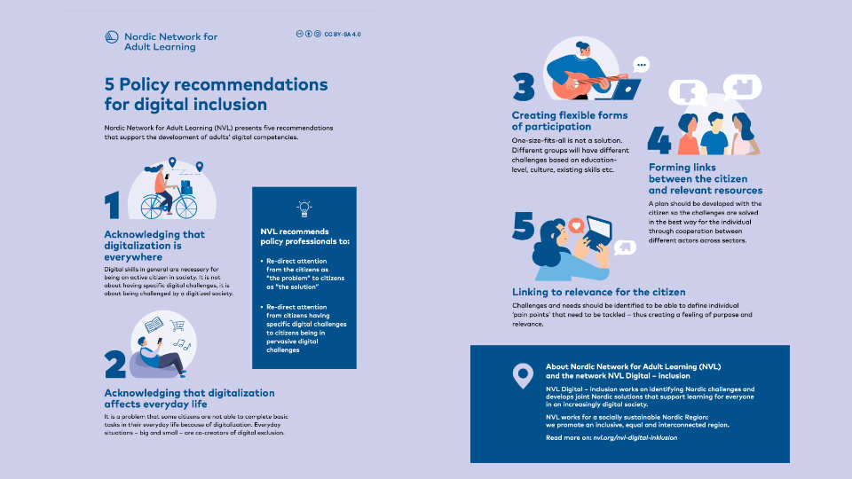 5 Policy recommendations for digital inclusion