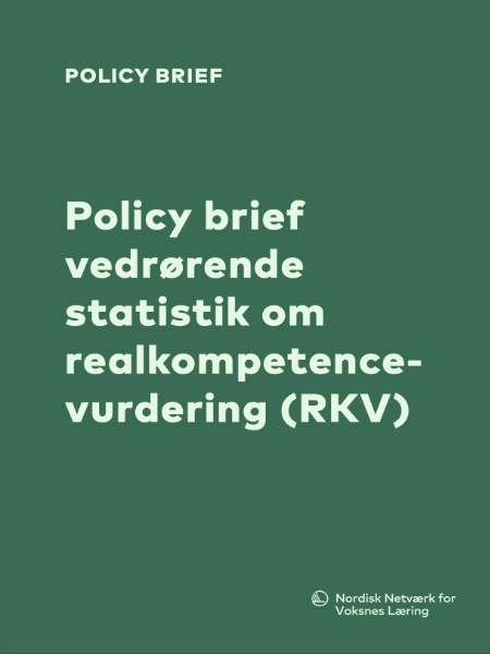 Policy brief vedrørende statistik om realkompetence- vurdering (RKV)