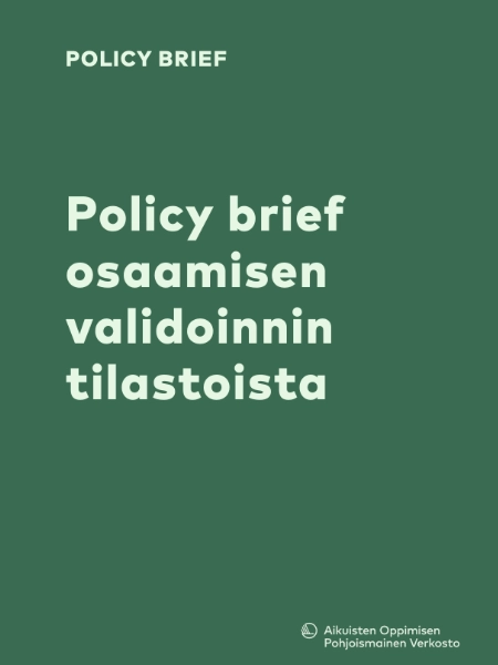 Policy brief osaamisen validoinnin tilastoista
